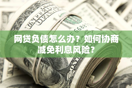 济南网贷负债怎么办？如何协商减免利息风险？
