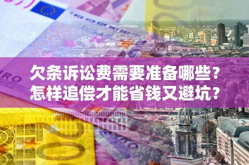 济南欠条诉讼费需要准备哪些？怎样追偿才能省钱又避坑？