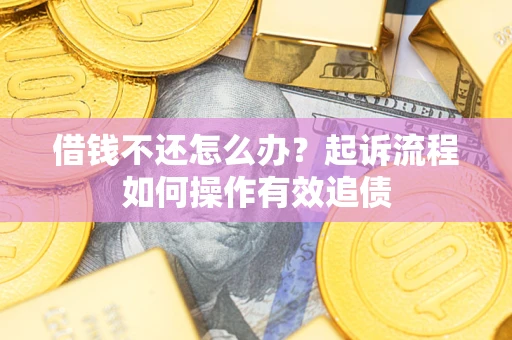 济南借钱不还怎么办？起诉流程如何操作有效追债