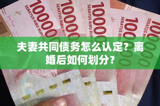 济南夫妻共同债务怎么认定？离婚后如何划分？