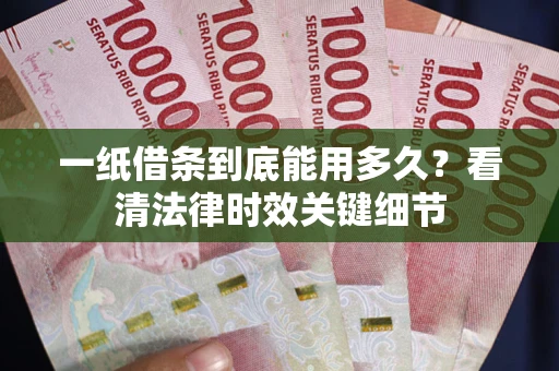 济南一纸借条到底能用多久？看清法律时效关键细节