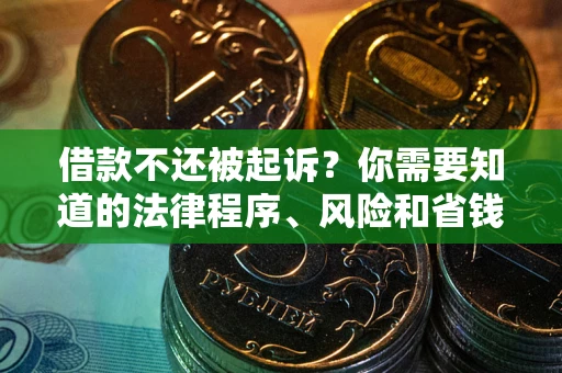 济南借款不还被起诉？你需要知道的法律程序、风险和省钱技巧