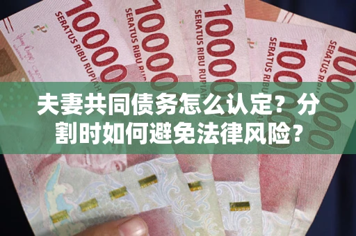 济南夫妻共同债务怎么认定？分割时如何避免法律风险？